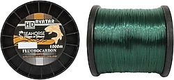 Sea Horse Avatar 1000 m 0.60 mm 31.4 kg Yeşil Fluorocarbon Misina