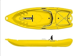 Seaflo SF-2002 Sarı Tek Kişilik Yetişkin Kano
