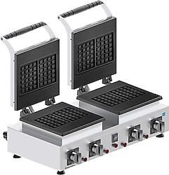 Seamac WFC2 Kare Model Çiftli Endüstriyel Waffle Makinesi