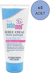 Sebamed Ekstra Yumuşak Bebek Kremi 200 ml 4 Adet