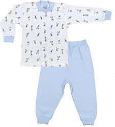 Sebi Bebe 2218 Bisikletli Bebek Pijama Takımı