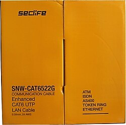 Seclife SNW-C6522G UTP 305 m CAT6 Network Kablosu