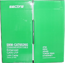 Seclife SNW-C6526G UTP 305 m CAT6 Network Kablosu