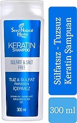 Seed Natural Herbs Sülfatsız Tuzsuz Keratin Şampuan 300 ml