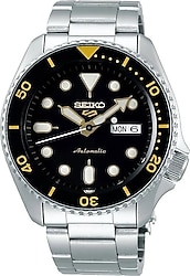 Seiko 5 Sports SKX SRPD57K Çelik Kordon Siyah-Sarı Erkek Kol Saati
