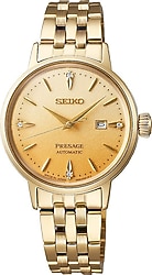 Seiko Presage Cocktail Time SRE018 Çelik Kordon Altın Kadın Kol Saati