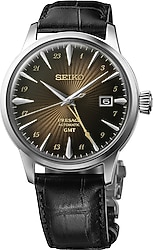 Seiko Presage Cocktail Time GMT SSK Deri Kordon Erkek Kol Saati