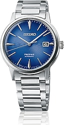 Seiko Presage Cocktail Time SRPJ13 Çelik Kordon Gümüş-Mavi Erkek Kol Saati