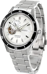 Seiko Presage Style60's Semi-Skeleton SSA423 Çelik Kordon Gümüş Erkek Kol Saati