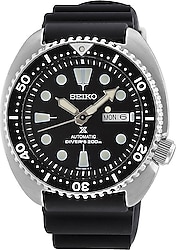 Seiko Prospex Sea SRPE93 Silikon Kordon Siyah Erkek Kol Saati