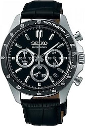 Seiko SBTR021 Deri Kordon Siyah Erkek Kol Saati