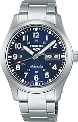 Seiko 5 Sports Field SRPG29 Çelik Kordon Mavi Erkek Kol Saati