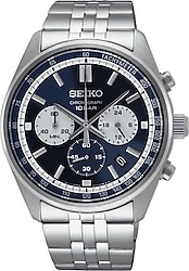Seiko SSB427 Gümüş-Mavi Erkek Kol Saati