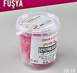 Şeker & Sugar Fuşya 500 gr Şeker Hamuru