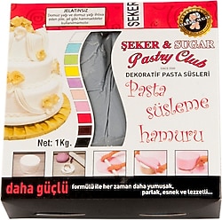 Şeker & Sugar Gri 1 kg Şeker Hamuru