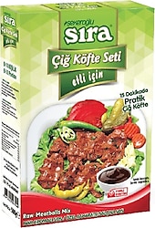 Şekeroğlu Sıra Etli Çiğ Köfte Seti 500 gr