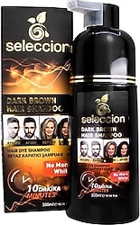 Seleccion Koyu Kahve 300 ml Beyaz Kapatıcı Şampuan