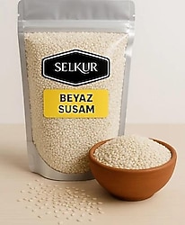 Selkur Beyaz Susam 50 gr