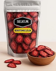 Selkur Kurutulmuş Çilek 50 gr