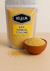 Selkur Sarı Hardal Tohumu 200 gr