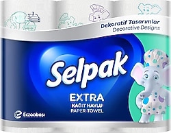 Selpak Extra Desenli 24'lü Kağıt Havlu