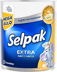 Selpak Extra 1=3 Yağ Emici Mega Rulo 12'li Kağıt Havlu