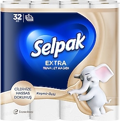 Selpak Extra Kaşmir Özlü 32'li Tuvalet Kağıdı