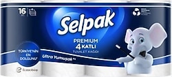 Selpak Premium 16'li 4 Katlı Tuvalet Kağıdı