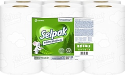 Selpak Professional Recycled Sensörlü 135 m 6'lı Dispenser Havlu