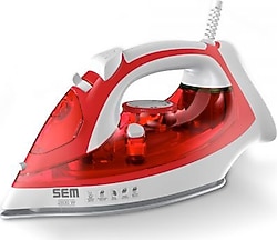 Sem Elif SH-100 Kırmızı 2800 W Buharlı Ütü