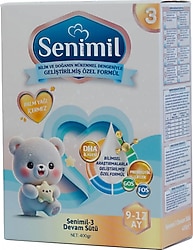 Senimil 3 Devam Sütü 400 gr Karton Kutu
