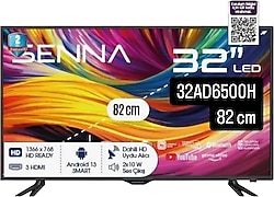 Senna 32AD6500H HD 32" 82 Ekran Uydu Alıcılı Android Smart LED TV