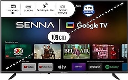 Senna 43SNF9000F Full HD 43" 109 Ekran Uydu Alıcılı Google Smart LED TV