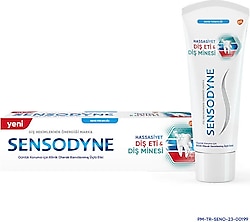 Sensodyne Hassasiyet Diş Eti ve Diş Minesi 75 ml Florürlü Diş Macunu