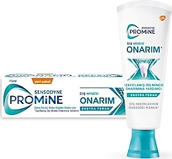 Sensodyne Promine Diş Minesi Onarım Ekstra Ferah Florürlü Diş Macunu 75 ml