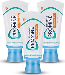 Sensodyne Promine 6-12 Yaş 50 ml 3 Adet Florürlü Çocuk Diş Macunu