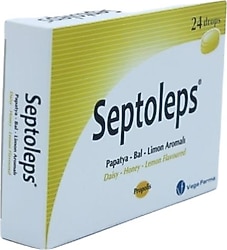 Septoleps Papatya Bal ve Limonlu 24'lü Pastil