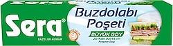 Sera Büyük Boy Buzdolabı Poşeti 20'li