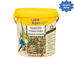 Sera Vipan Nature Large Flakes 250 gr Kovadan Bölme Balık Yemi
