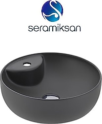 Seramiksan A002847H 42X42 cm Sole Oval Tezgah Üstü Lavabo