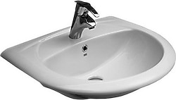 Serel Orkide 6834TDS000 51 x 60 cm Yarım Tezgah Üstü Lavabo