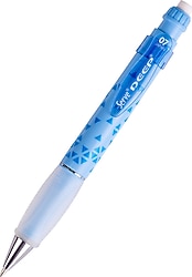 Serve Deep Renkli Üçgen Baskılı Gök Mavisi 0.7 mm Uçlu Kalem
