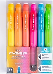 Serve Deep Fosforlu 0.7 mm 6'lı Uçlu Kalem Seti