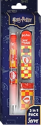 Serve Deep Harry Potter Gryffindor Damalı 0.7 mm 3'lü Versatil Uçlu Kalem Seti