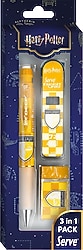 Serve Deep Harry Potter Hufflepuff Damalı 0.7 mm 3'lü Versatil Uçlu Kalem Seti