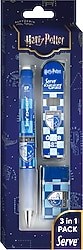 Serve Deep Harry Potter Ravenclaw Damalı 0.7 mm 3'lü Versatil Uçlu Kalem Seti