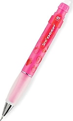 Serve Deep Meyve Temalı Çilek Desenli Pembe 0.7 mm Versatil Uçlu Kalem