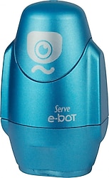 Serve E-Bot Metalik Mavi Silgili Kalemtıraş