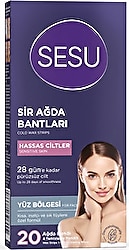 Sesu Hassas Ciltler için Yüze Özel 20'li Sir Ağda Bandı