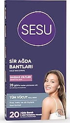 Sesu Hassas Ciltler için Tüm Vücut 20'li Sir Ağda Bandı